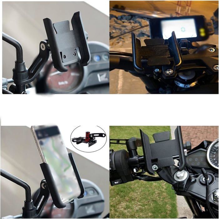 Zouyuan Barre Transversale Multifonctionnelle Rétroviseur Moto - Compatible Honda Forza 125 250 300