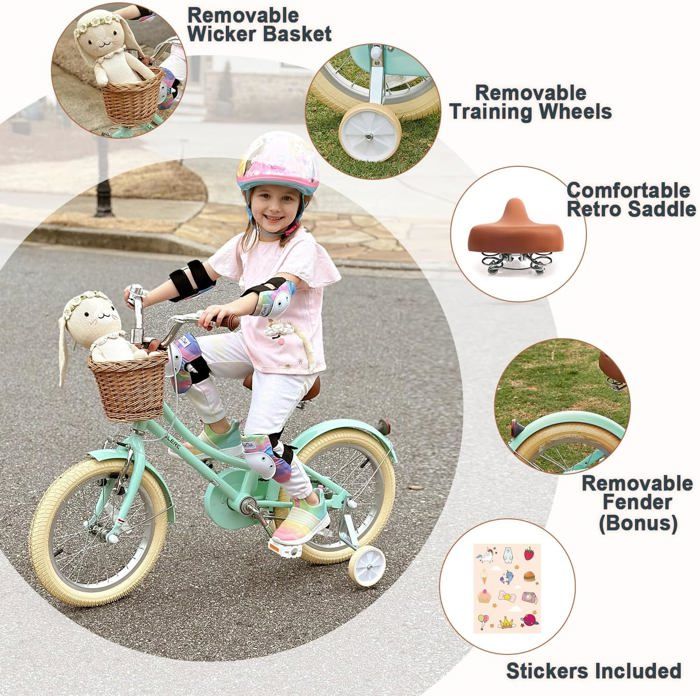 VELO DE COURSE - VELO DE ROUTE - Vélo pour enfants 12 pouces Noir et VELO DE COURSE - VELO DE ROUTE - Vélo pour enfants 12 pouces Noir et