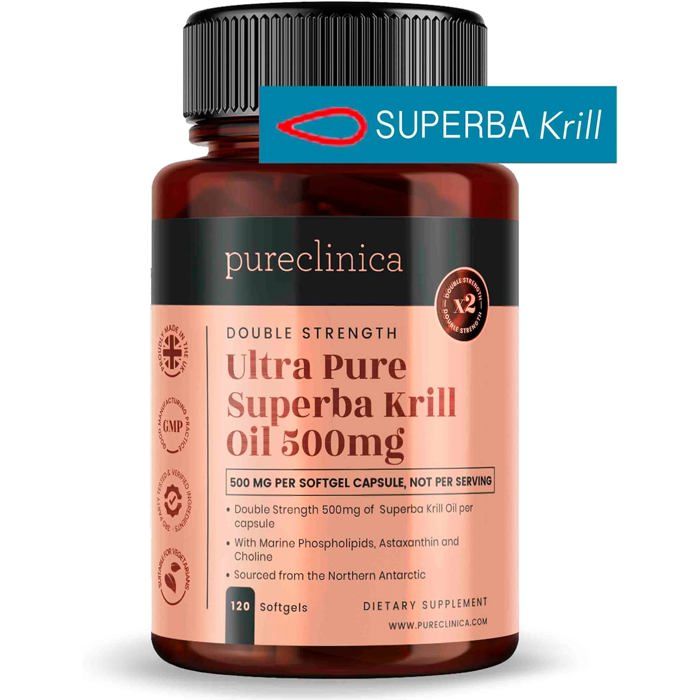 Huile De Krill Vita World 500mg - 100 Capsules - Fabriqué En Allemagne