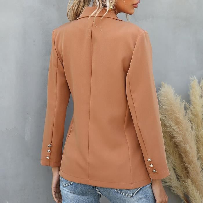 2023 Mode Blazer Veste de Costume Sportive col Rabattu pour