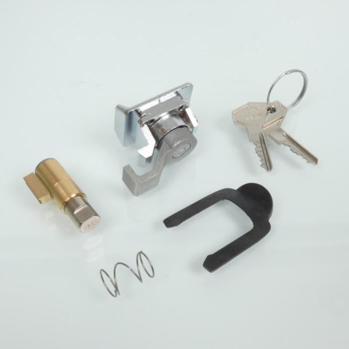 Kit Serrure Teknix Pour Scooter Piaggio 50 Zip 4T (2006-2017) - Neiman, Contacteur, Barillet, 2 Clés - Remplacement Complet - 9
