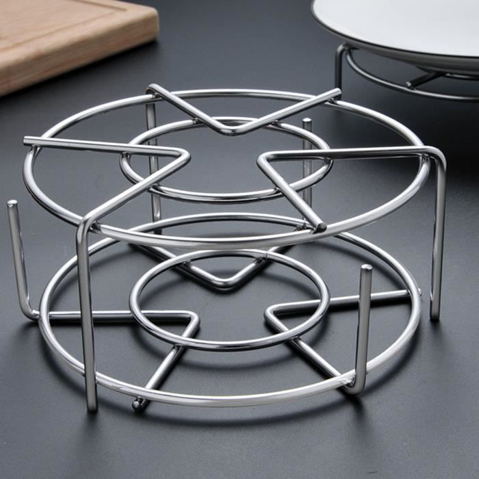 Grille de cuisson à la vapeur en acier inoxydable épais (30,5 cm Grille de cuisson à la vapeur en acier inoxydable épais (30,5 cm