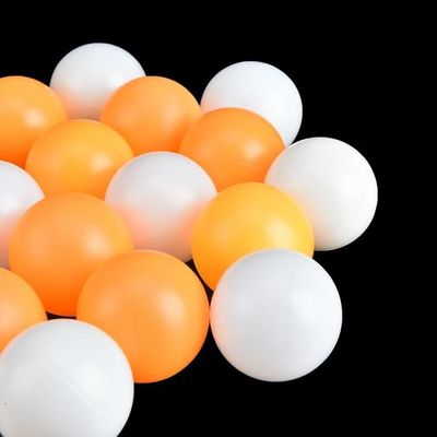 Lot De 60 Balles De Ping-pong Blanches, ABS 40 Mm – Haute Visibilité, Entraînement Et Petites Compétitions, Intérieur Extérieur