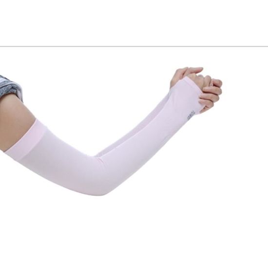1 Paire Manchettes Couvertures de Bras pour UV Protection Solaire Noir