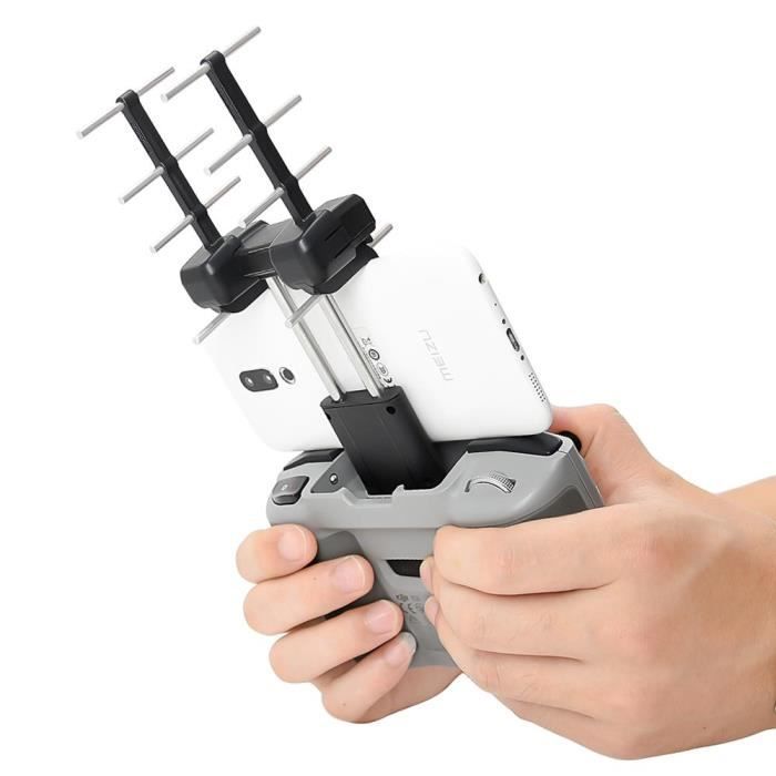 Amplificateur Signal Antenne Pour Télécommande DJI RC - Compatible Mini 3 / Mini 3 Pro, Gain 30-50%, Installation Non Destructive - 6