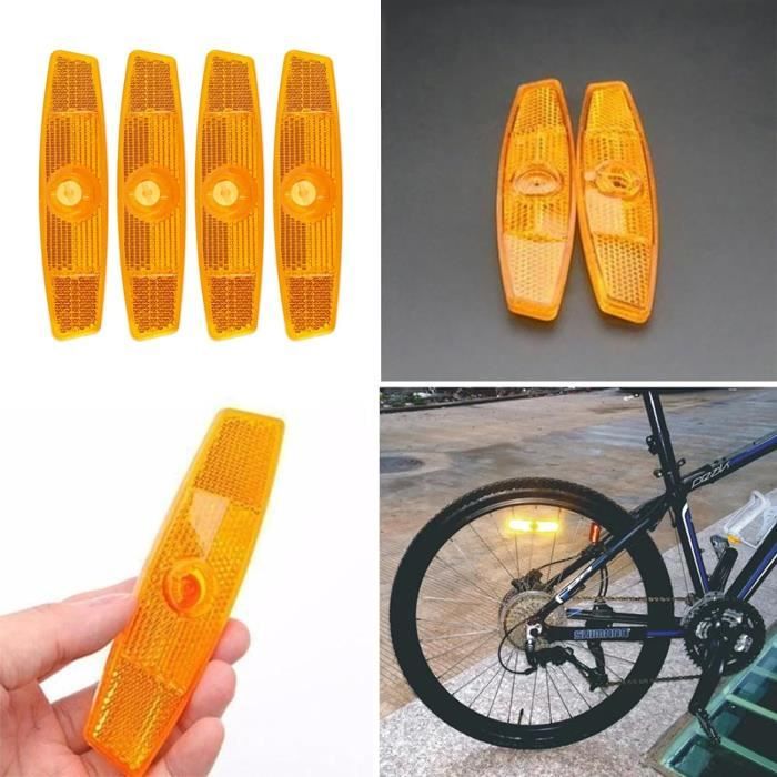 KBJUH Reflecteur Rayon Velo 72 Pièces, Réflecteurs Sur Rayons De