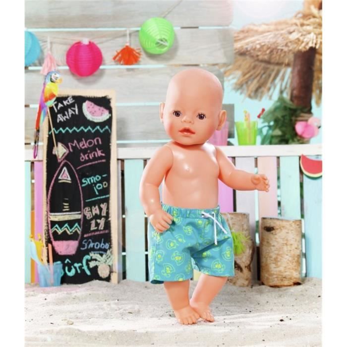 Shorts de bain pour enfant Zapf Creation Modele aleatoire Mixte A partir de 3 ans Cdiscount Jeux Jouets