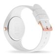 Ice-Watch - ICE cosmos White Rose-gold - Montre blanche pour femme avec bracelet en silicone - 016300 (Small)-3