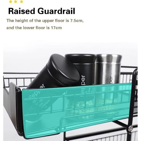 MIPAN MEUBLE A EPICES Rangement Sous Évier,Etagère De Rangement Sous