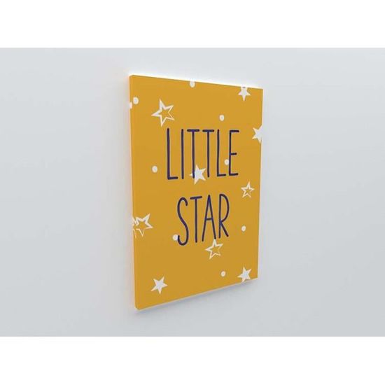 Panorama Tableau Pour Chambre De Bebe Ou D Enfant Phrase Little Star 21x30cm Imprimee Sur Toile Grande Qualie Decoration Achat Vente Tableau Toile Cdiscount