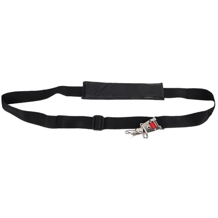 Harnais Réglable - VVIKIZY - Nylon Noir - Crochet en Aluminium - Protection Épaules Rembourrée