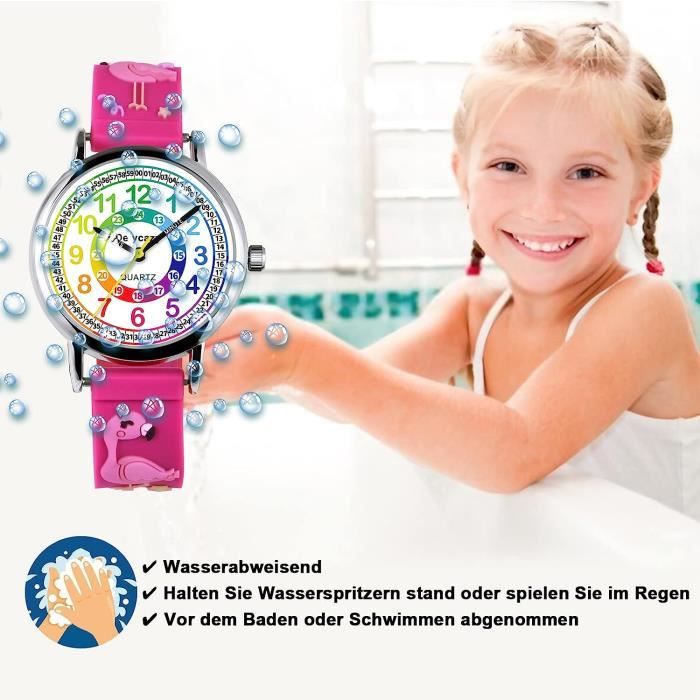 Cadran 1ere Montre Fille Montre Fille Montre Enfant OSDUE étanche