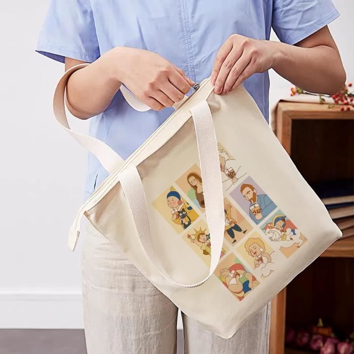 Grand sac cabas shop pour les courses