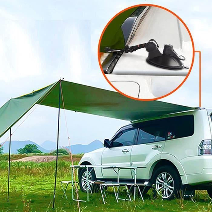 Crochet ventouse de tente de voiture de camping, avec bâche de tente de  crochet de sécurisation, pour camping, extérieur