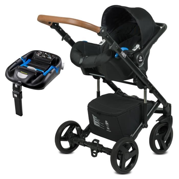 Poussette combine Landau Cosy 3 en 1 Isofix siège auto Matrix II