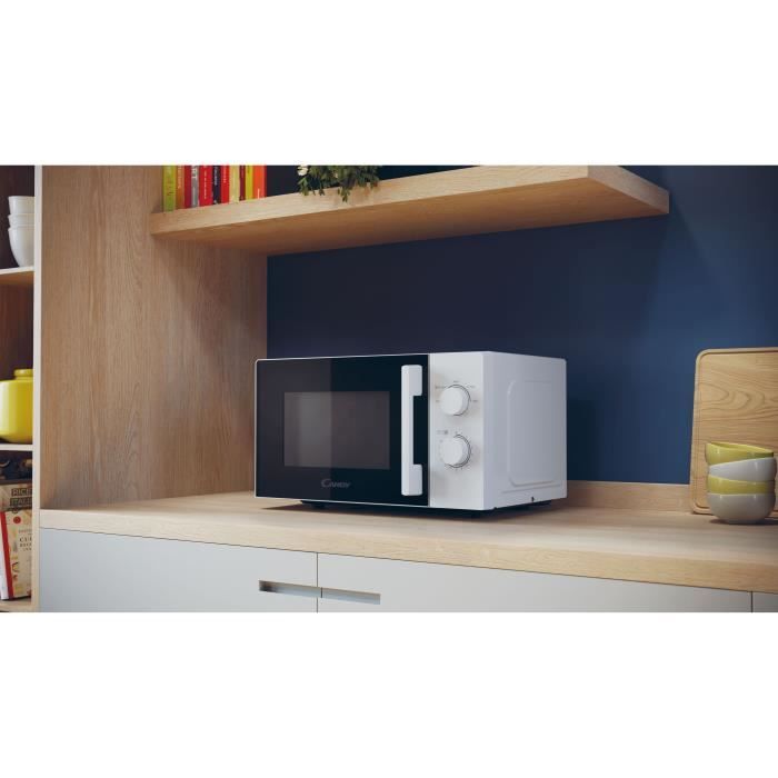 Micro-ondes CANDY Idea 20L - 700W, Numérique, 5 Niveaux De Puissance, Blanc