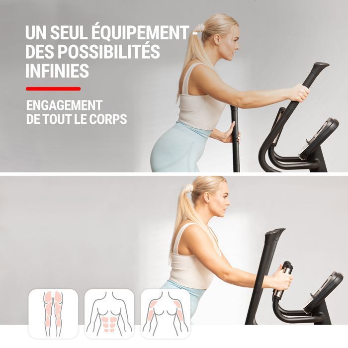 Velo elliptique poids hotsell utilisateur 150 kg