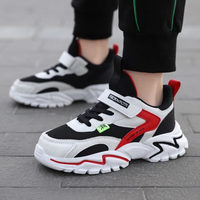 Basket blanche store scratch garcon