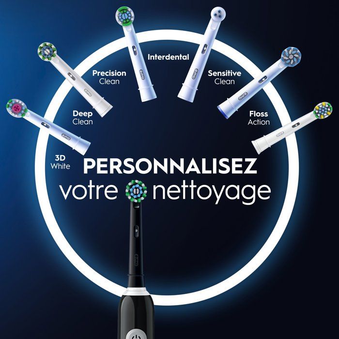 Brosse à Dents électrique Oral-B PRO Séries 1 Noire - Neuve, Rechargeable, Pour Un Nettoyage Efficace