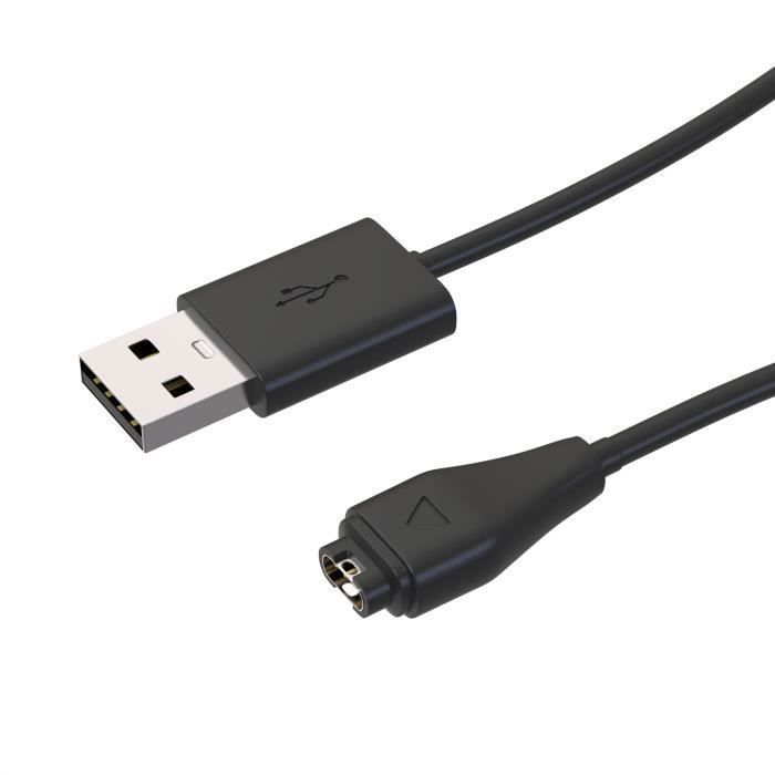 Chargeur Cable USB Compatible avec Garmin Fenix 7 7S 7X 6 6S 6X 5 5S 5X  Forerunner 935 945 245 Approach S10 S40 Quatix Vivoactive Vivomove  Vivosport Phonillico® - Câble téléphone portable - Achat & prix