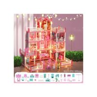 Maison de Rêve pour Filles avec Poupée et Lumière, Maison de Poupées Maison de Rêve pour Filles avec Poupée et Lumière, Maison de Poupées