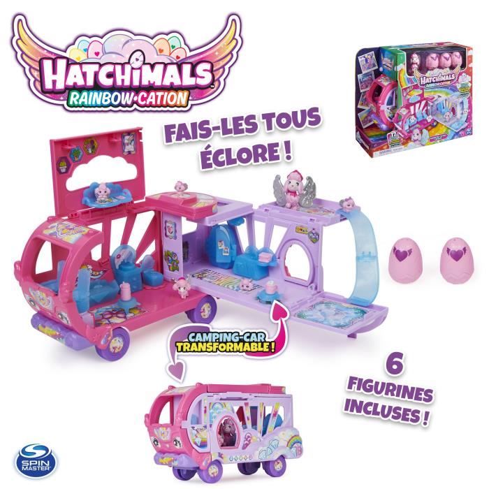 Hatchimals Playset Camping Car figurines Accessoires et