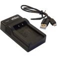 Chargeur Micro USB pour appareil photo, caméscope batterie Sony NP-BG1, NP-FG1. - Tension d'entrée: 100 - 240 V. - Longueur: 40cm...-0