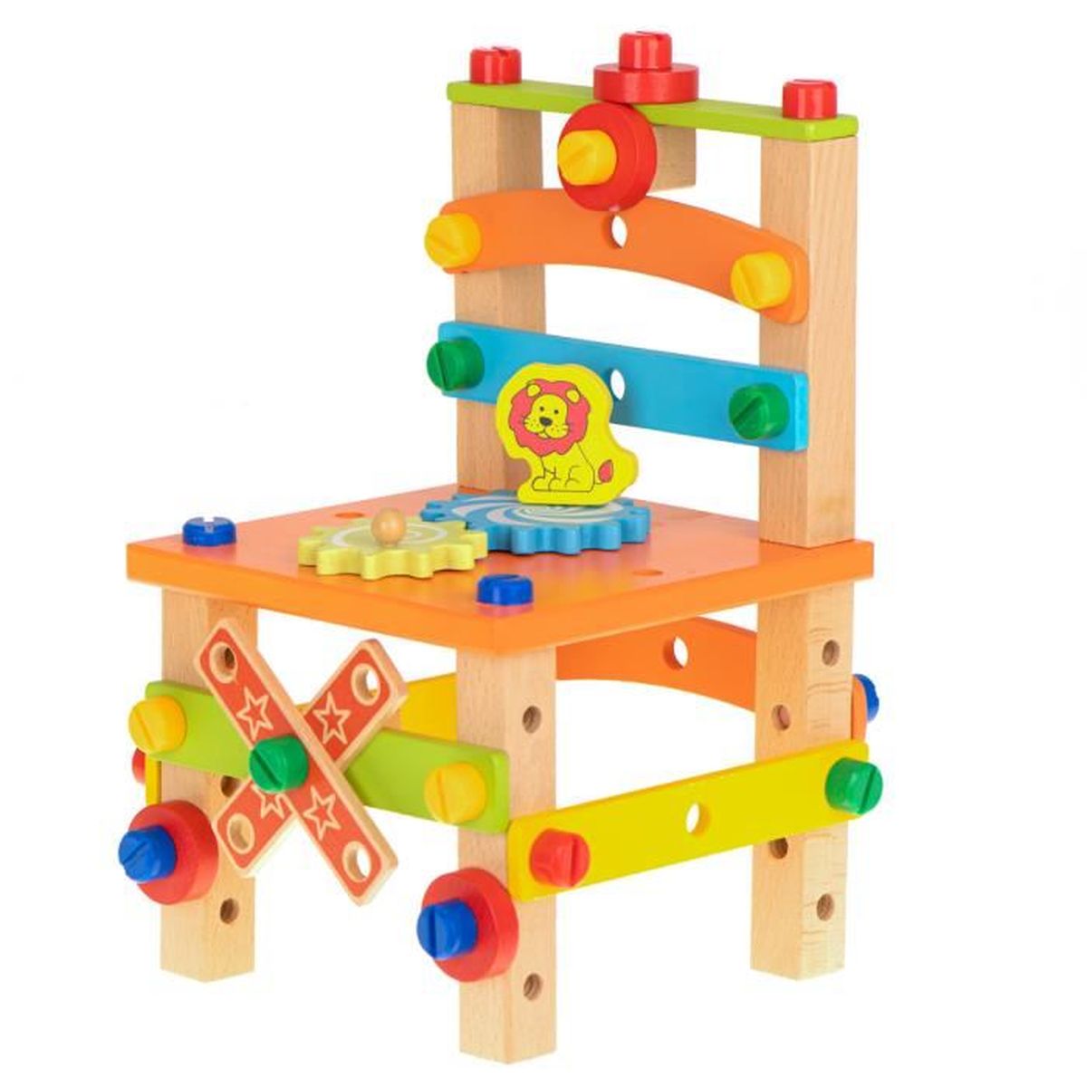 Busy Board Montessori SLEMAKO Avec Clavier Piano Et Lumières LED - Jouet Éducatif Enfant 3 Ans