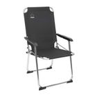 BOCAMP Chaise pliante - Bo Camp - XL Noire - Aluminium - Nylon 600D - 1 place