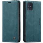 CHICHENG Coque Samsung Galaxy A51 4G AntiChoc en Cuir Premium Flip Bleu W