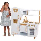 Cuisine de Jeu - KIDKRAFT - 53445 - Blanc/Doré - 27 Accessoires - Détails Réalistes