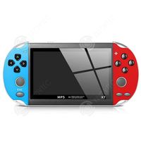INN Console de jeu portable avec écran couleur de 4,3 pouces consoles jeux portables avec 7000 jeux intégrés pour adultes et