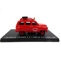 Camion miniature - Hachette collection - Renault Colorale Prairie Pompiers - Blanc - 4X4 break Incendie