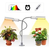 Plant Grow Light,Lampe à Croissance intégrale Plant avec minuterie 3H/9H/12H,Lampe Horticole pour Plantes de la Germination