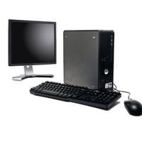 PC de bureau - Dell Optiplex GX745 Format SFF 3Ghz - 2 Go - 80 Go + Ecran 24 pouces