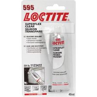 LOCTITE 595- Joint silicone multi-usages Transparent - 40 ml, verre, plastique