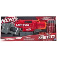 NERF - Mega Motostryke - Pistolet A Tir Motorisé Avec 10 Fléchettes