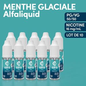 Eliquid FRM 6mg lot de 10 liquides Alfaliquid - Cdiscount