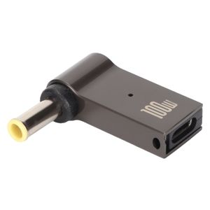 Adaptateur USB-C Vers Jack DC 4.5x3.0 Mm - 20V PD - Pour Charge Ordinateurs Portables HP Et Autres - 9