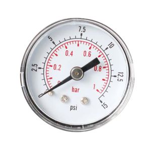 Jauge de pression d'air, manomètre outil de mesure de pression pratique  plaque de cadran de 40 mm pour la mesure de la barre/psi : :  Commerce, Industrie et Science