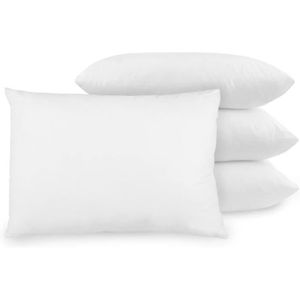 OREILLER Super Pillows Lot De 4 Oreillers Rebondissants Pour Le Dos, Positions De Sommeil, Lavables En Machine, Anti-Allergiques, Rem[n1348]