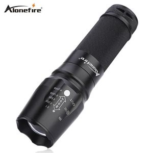 Lampe Torche LED XML T6 1600 Lumens – Noire, Imperméable, Sans Piles