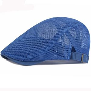 CASQUETTE Bleu - Bérets pour enfants, chapeau de printemps et d'été en maille respirante, béret ajustable, pour garçons