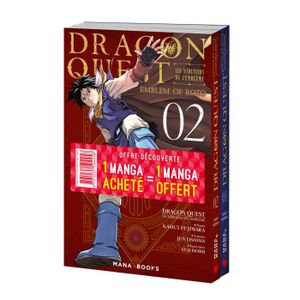 MANGA Mana Books - Pack decouverte Dragon Quest - Les Heritiers de l'Emblème T01 & T02 -  - Horii Yuji/Eishima Jun 177x118