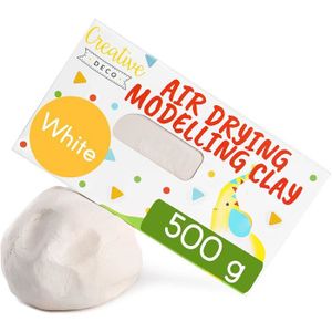 ARGILE Creative Deco Pate a Modeler Argile Blanche 500g A