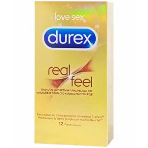 PRÉSERVATIF Préservatifs Durex Real Feel - Boite 12 préservatifs