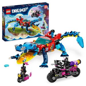 ASSEMBLAGE CONSTRUCTION LEGO® DREAMZzz 71458 La Voiture Crocodile, Jouet de Voiture 2-en-1, un Monster Truck