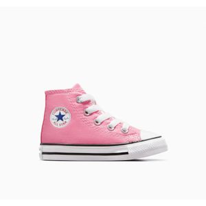 BASKET Basket haute en toile rose pour enfant - CONVERSE 