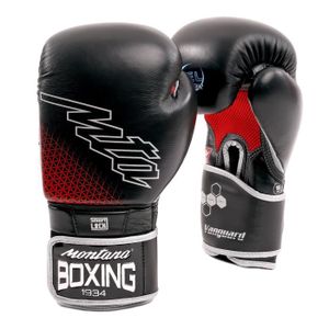 Noir 10 oz Montana Pro L Gants de Boxe Lacets Mixte Adulte