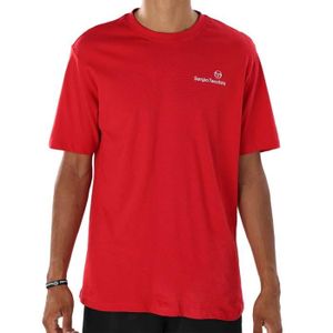 T-SHIRT T-shirt Sergio Tacchini Arnold rouge uni.-XL
